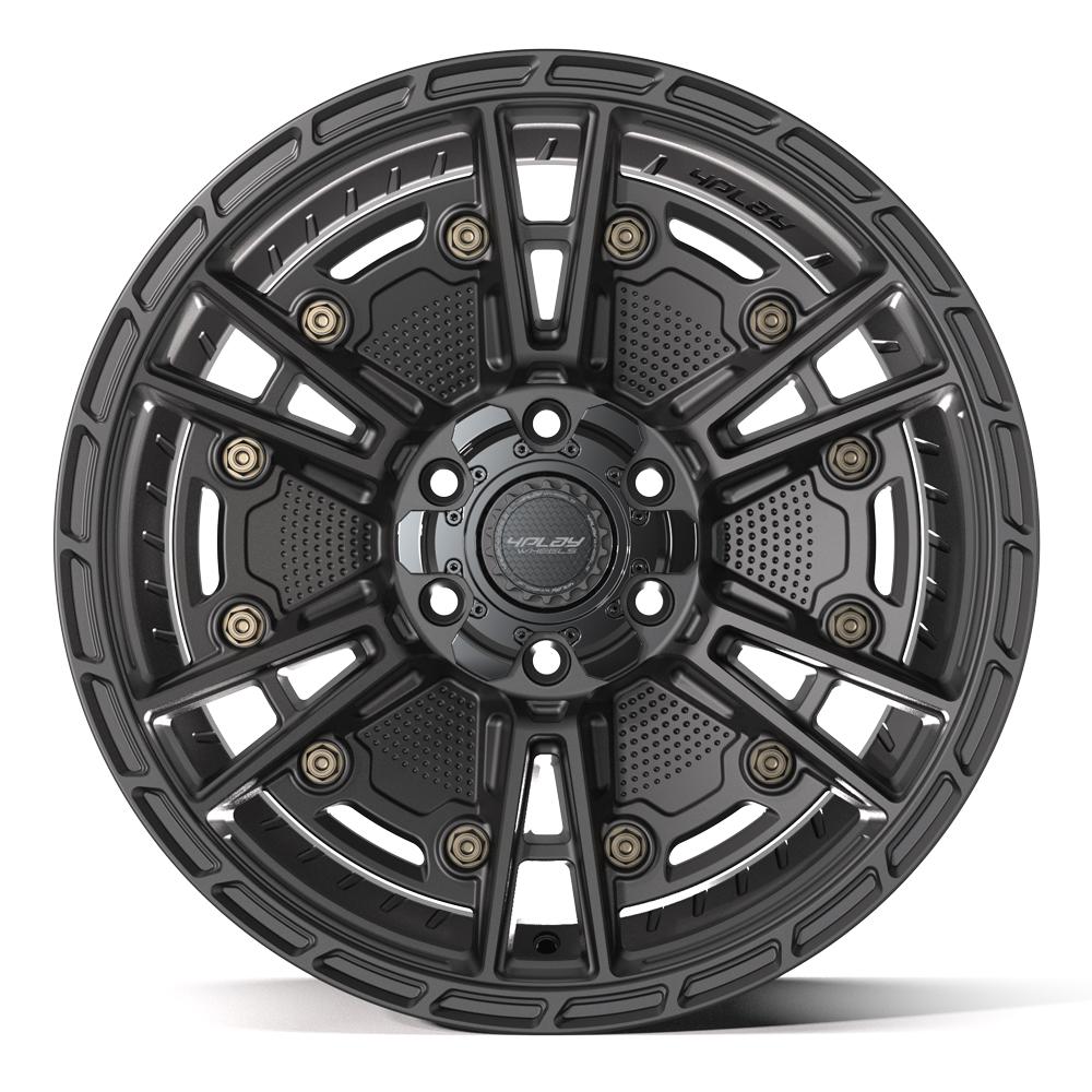 20x9 4PLAY 4PS01 Matte Black Wheel 6x135/6x5.5 (-6mm)