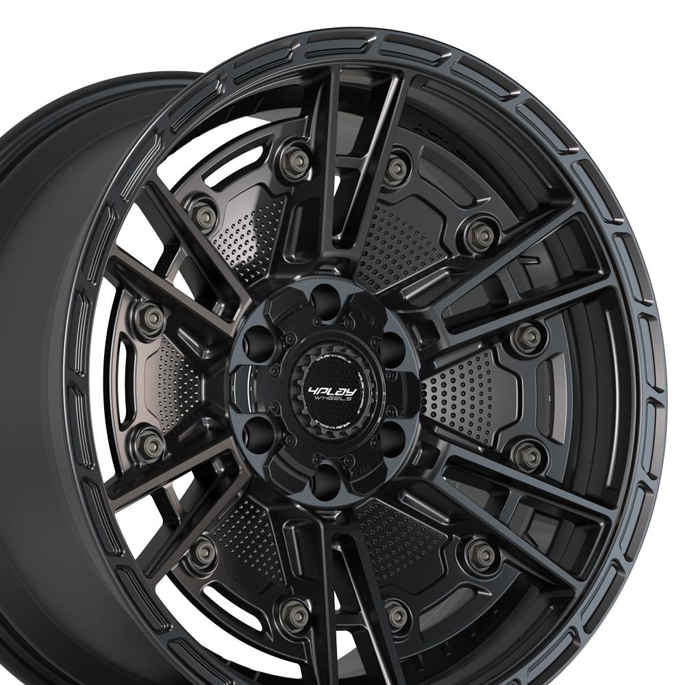 20x9 4PLAY 4PS01 Matte Black Wheel 6x135/6x5.5 (-6mm)