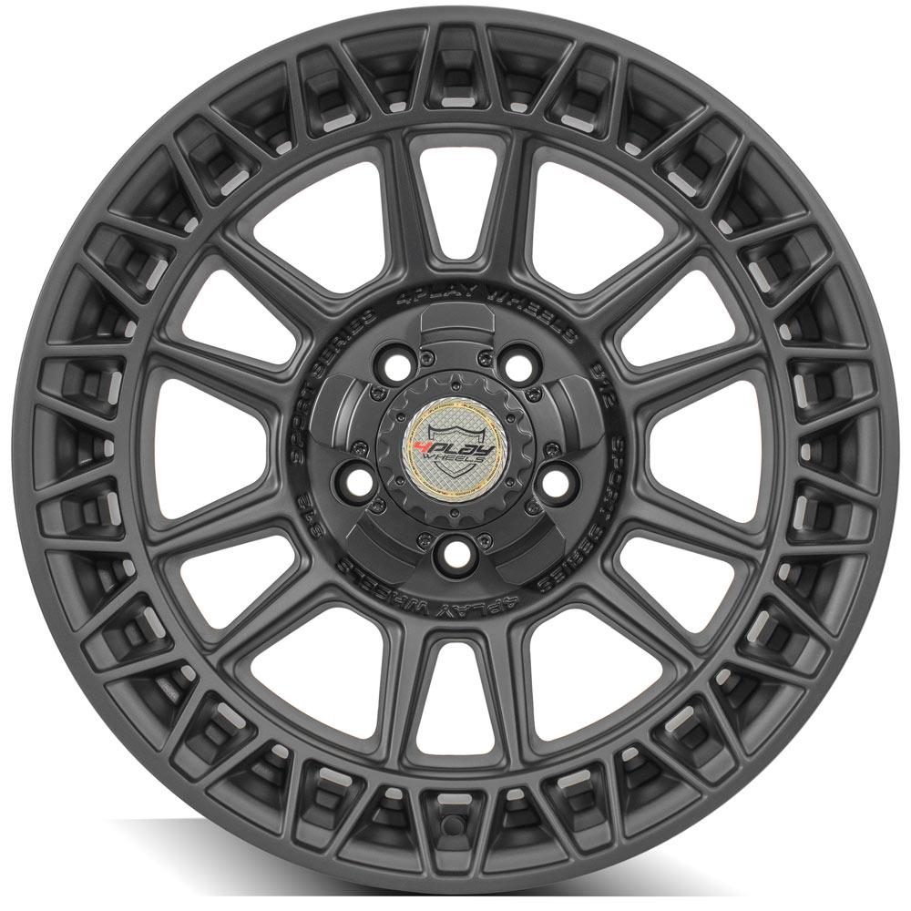 18x9 4PLAY 4PS12 Satin Black Wheel 5x5/5x5.5 (0mm)