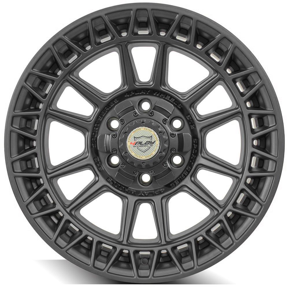 18x9 4PLAY 4PS12 Satin Black Wheel 6x120 (0mm)