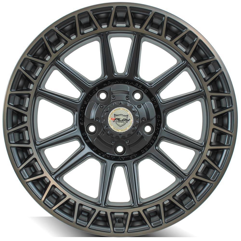 20x9 4PLAY 4PS12 Satin Machined w/ Bronze Wheel 5x150 (0mm)
