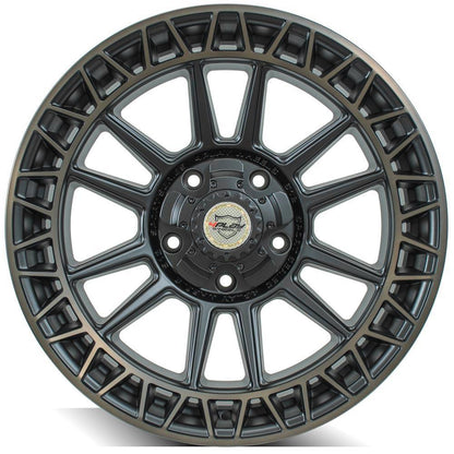 20x9 4PLAY 4PS12 Satin Machined w/ Bronze Wheel 5x150 (0mm)