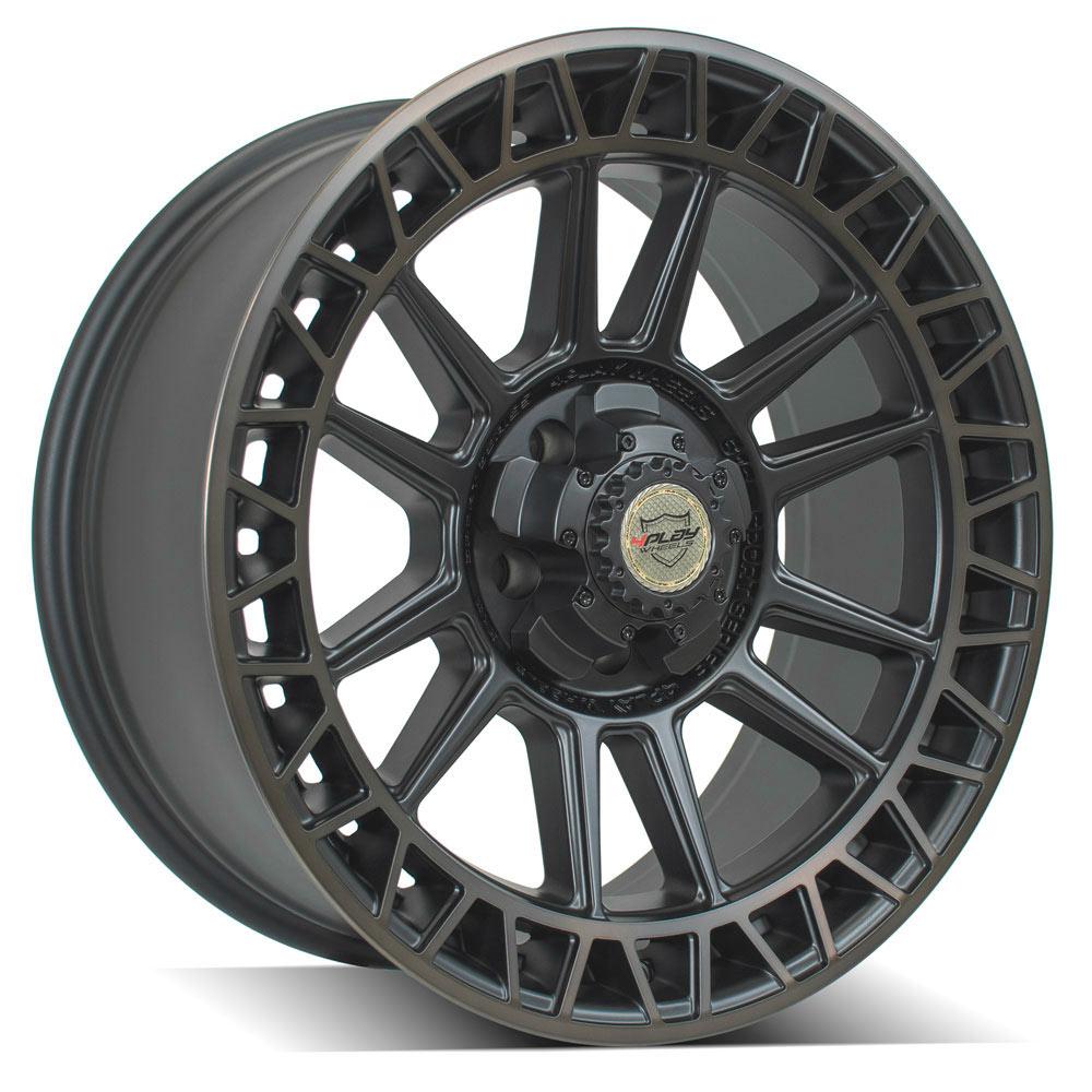 20x9 4PLAY 4PS12 Satin Machined w/ Bronze Wheel 5x5/5x5.5 (0mm)