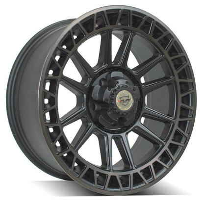 20x9 4PLAY 4PS12 Satin Machined w/ Bronze Wheel 5x5/5x5.5 (0mm)