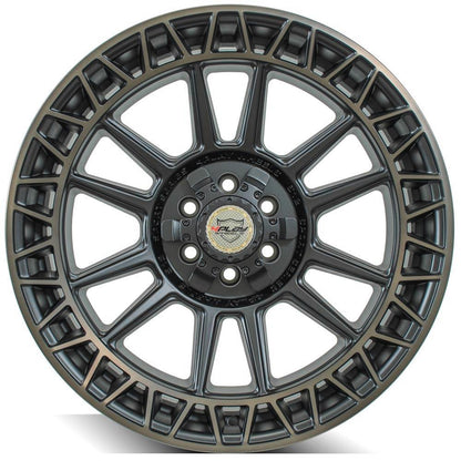 20x9 4PLAY 4PS12 Satin Machined w/ Bronze Wheel 6x120 (0mm)
