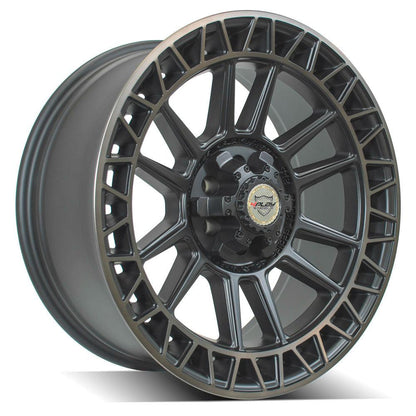 20x9 4PLAY 4PS12 Satin Machined w/ Bronze Wheel 6x120 (0mm)