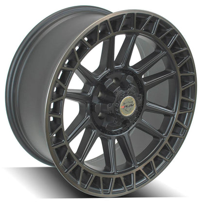20x9 4PLAY 4PS12 Satin Machined w/ Bronze Wheel 6x120 (0mm)