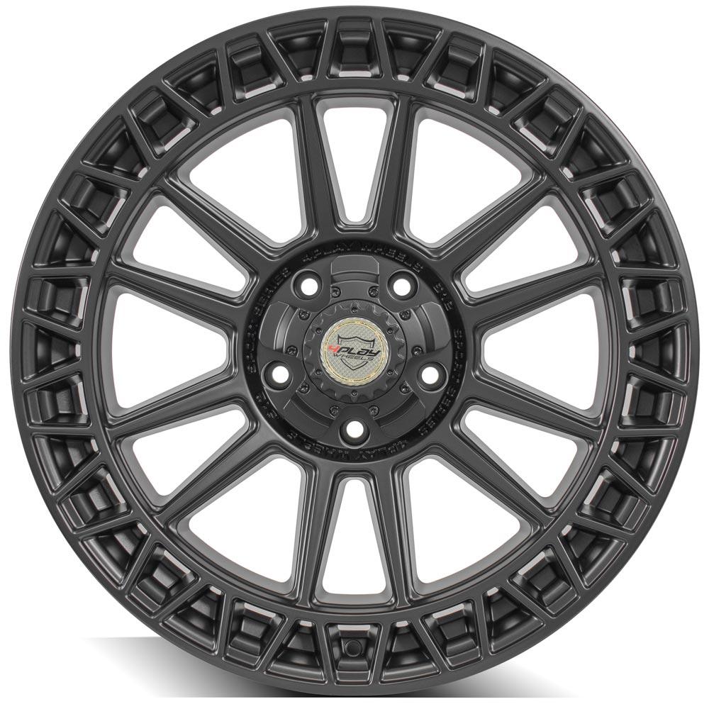 22x9 4PLAY 4PS12 Satin Black Wheel 5x150 (0mm)