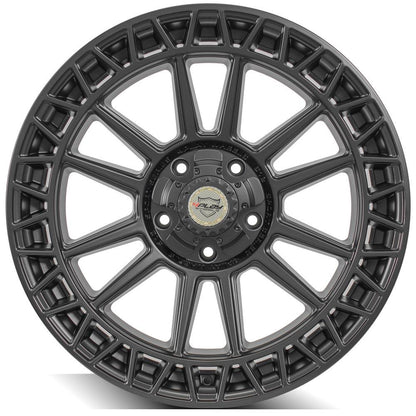 22x9 4PLAY 4PS12 Satin Black Wheel 5x150 (0mm)