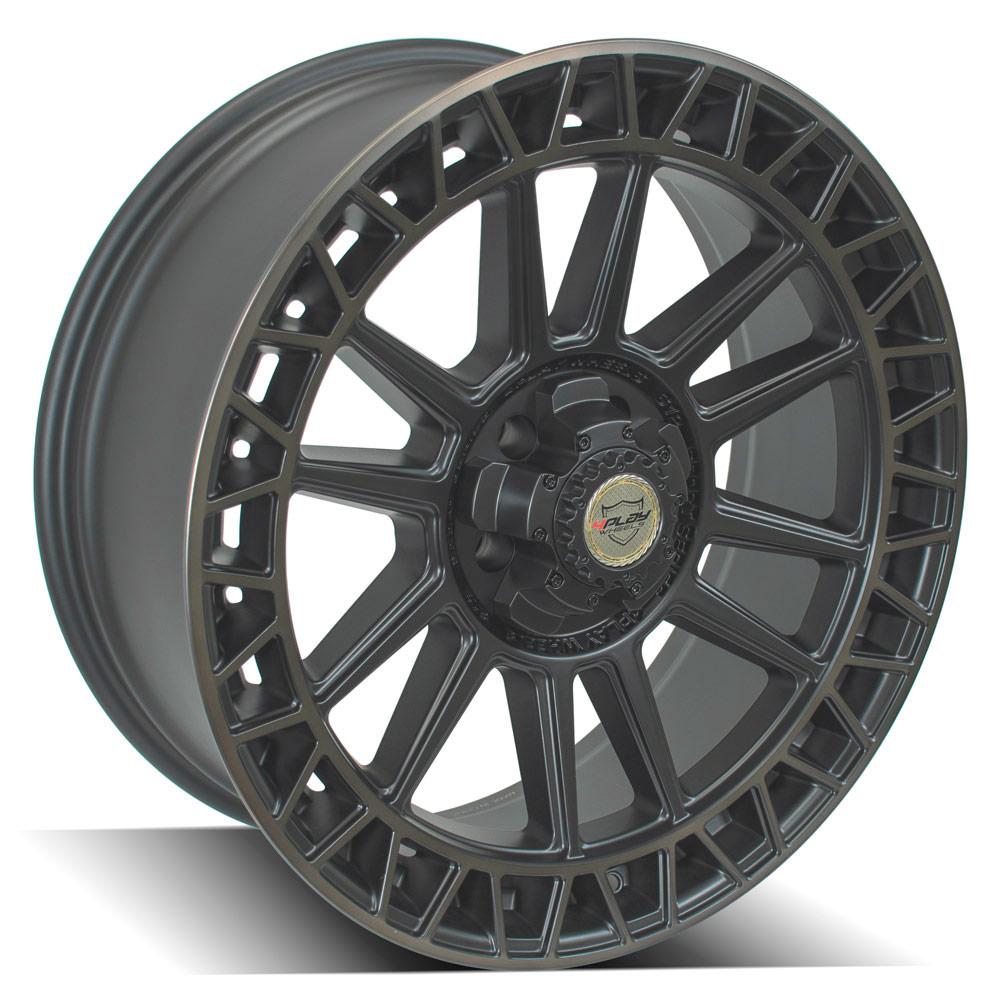 22x9 4PLAY 4PS12 Satin Machined w/ Bronze Wheel 5x5/5x5.5 (0mm)
