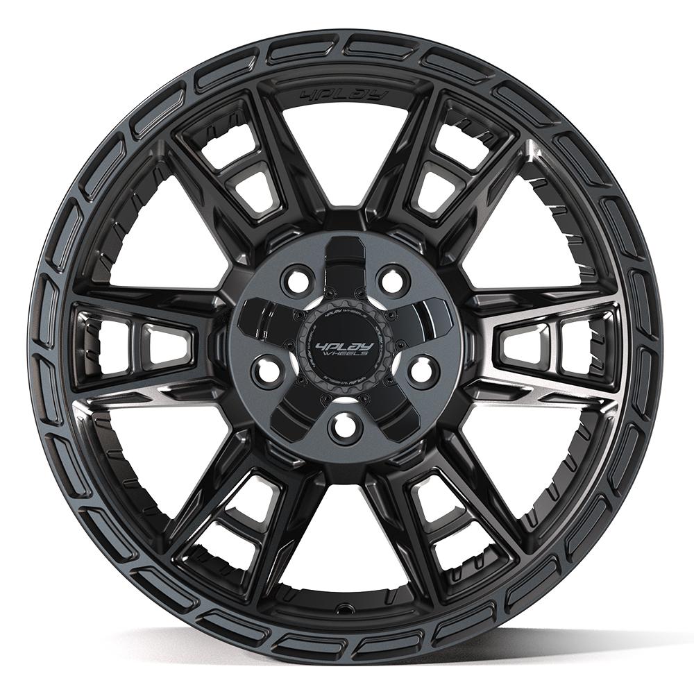 17x9 4PLAY 4PS20 Matte Black Wheel 5x5/5x5.5 (-6mm)
