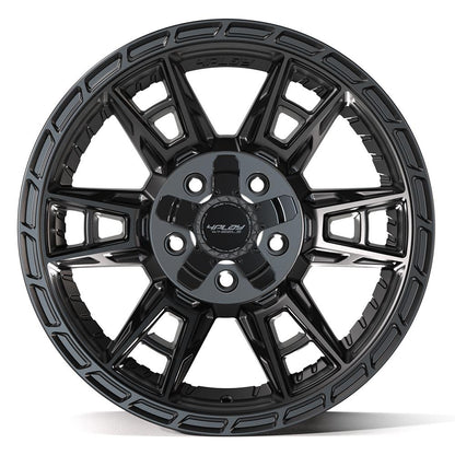 17x9 4PLAY 4PS20 Matte Black Wheel 5x5/5x5.5 (-6mm)