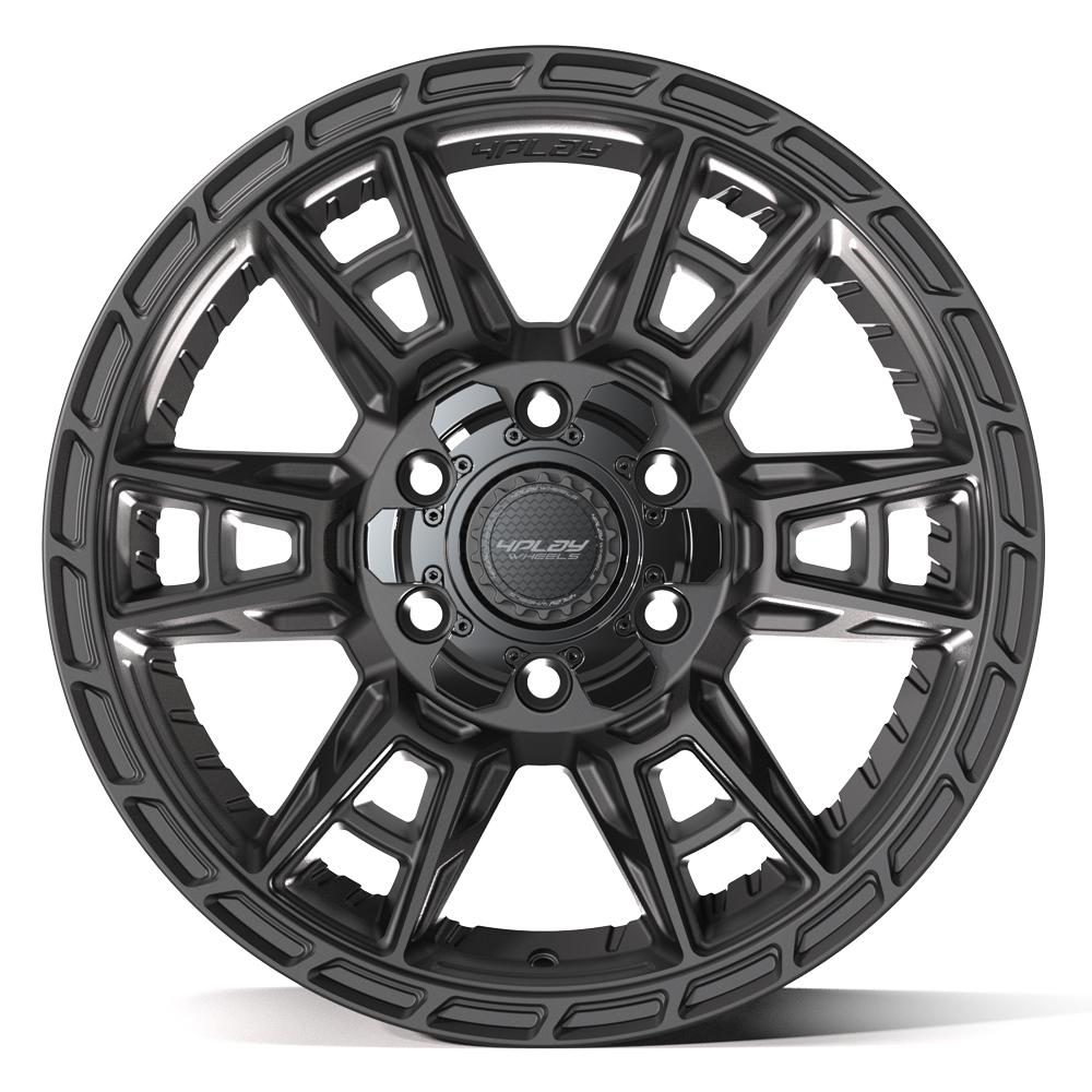 17x9 4PLAY 4PS20 Matte Black Wheel 6x135/6x5.5 (18mm)