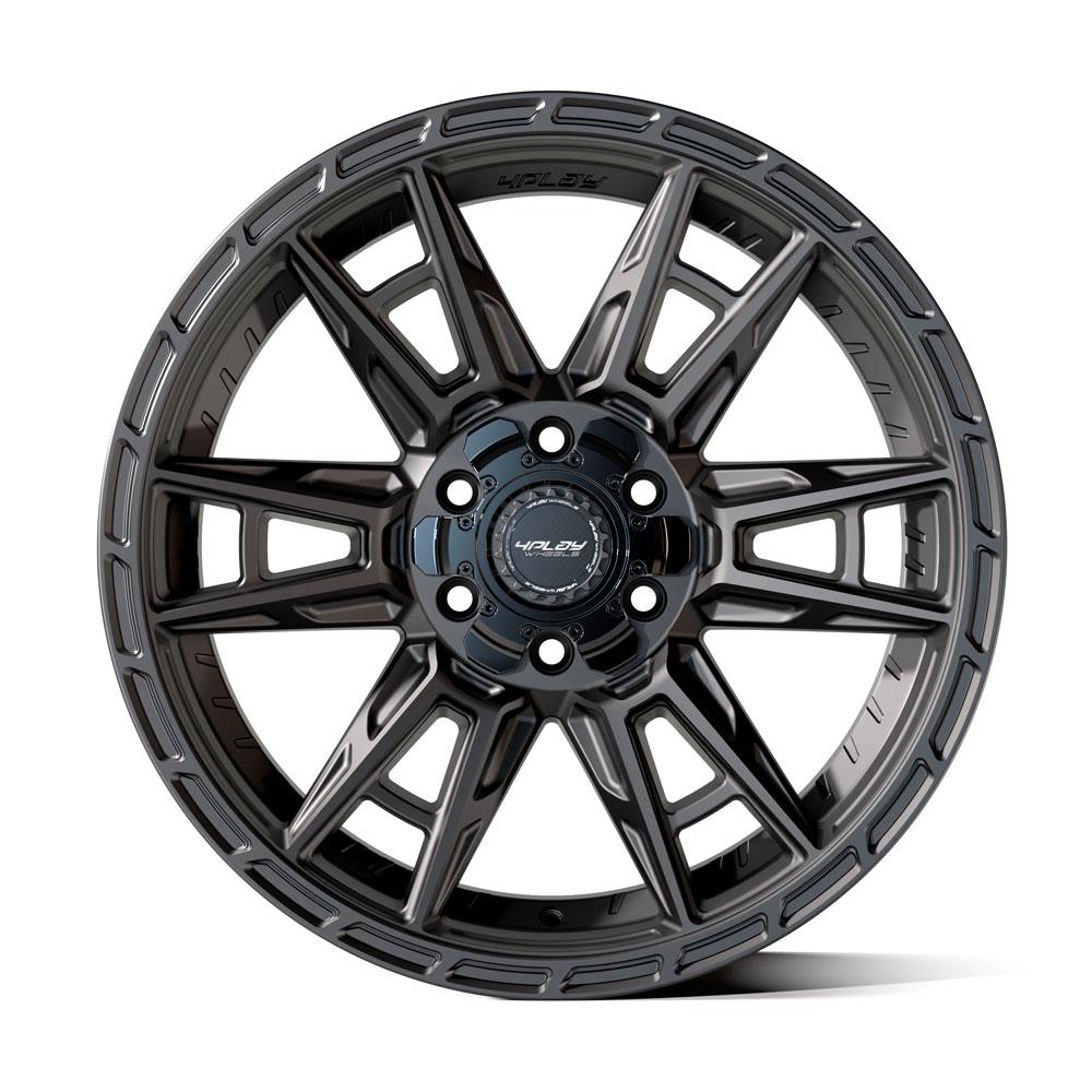 18x8 4PLAY 4PS20 Matte Black Wheel 5x108/5x110 (38mm)