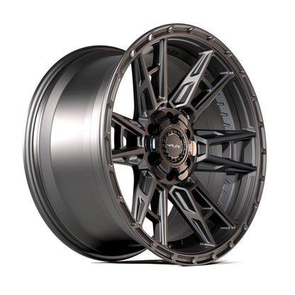18x8 4PLAY 4PS20 Matte Black Wheel 5x108/5x110 (38mm)