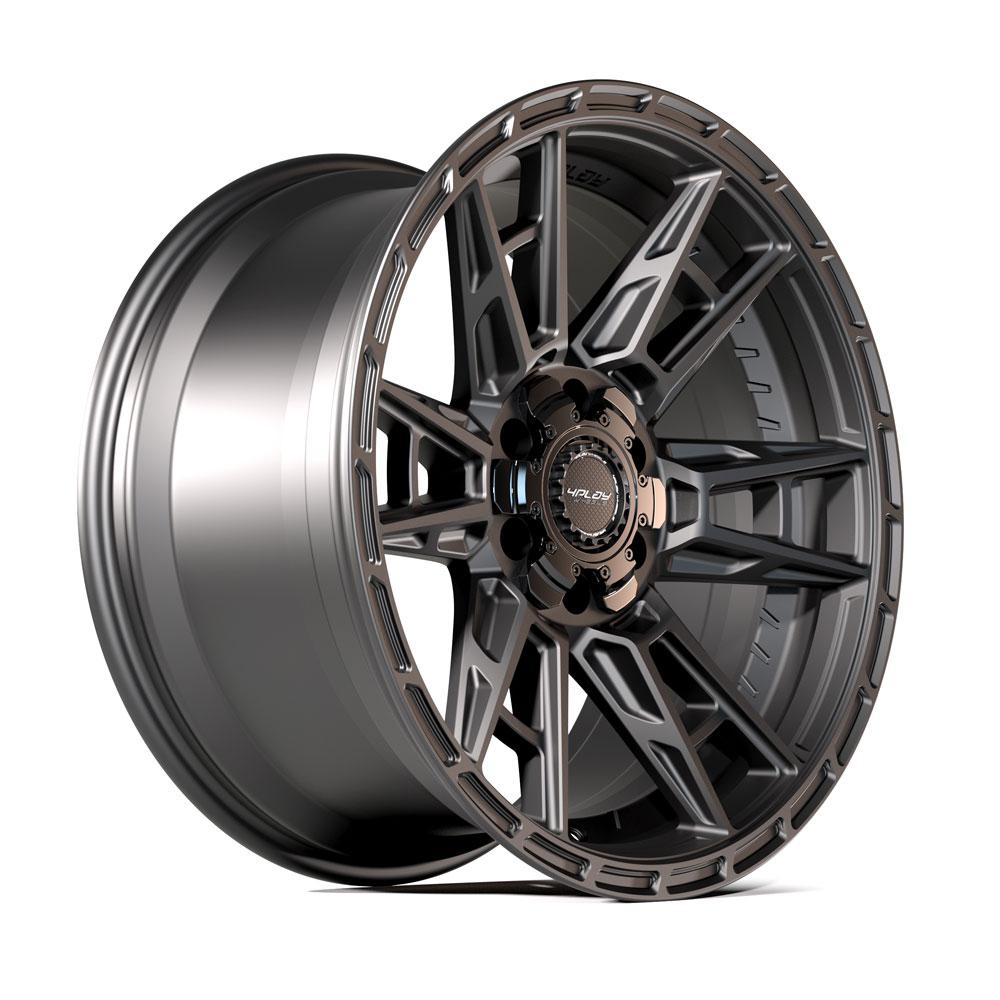 18x8 4PLAY 4PS20 Matte Black Wheel 5x112/5x4.5 (38mm)
