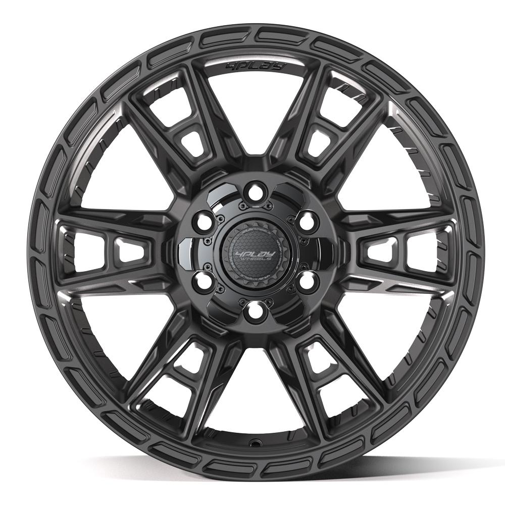 18x9 4PLAY 4PS20 Matte Black Wheel 6x135/6x5.5 (18mm)