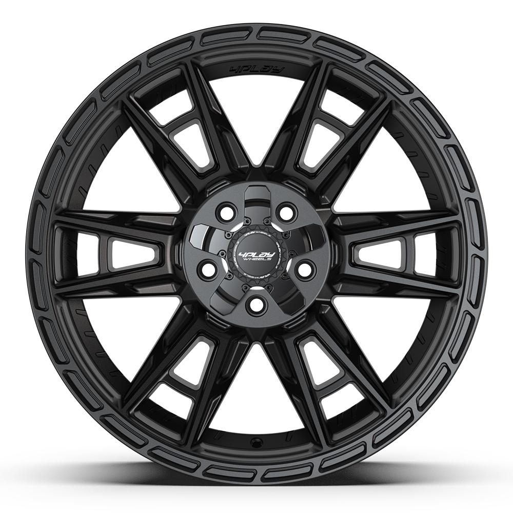 20x9 4PLAY 4PS20 Matte Black Wheel 5x5/5x5.5 (-6mm)