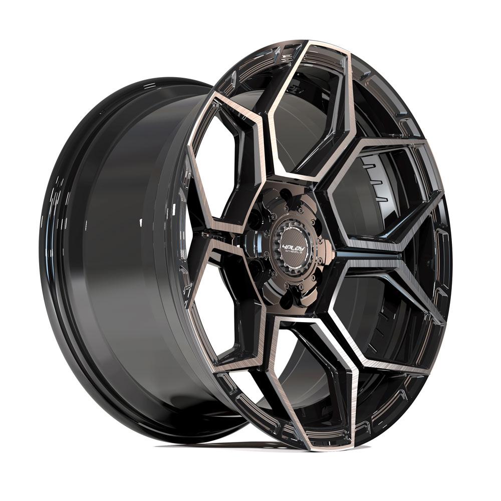 18x9 4PLAY 4PS26 Brushed Dark Charcoal Wheel 6x135/6x5.5 (18mm)
