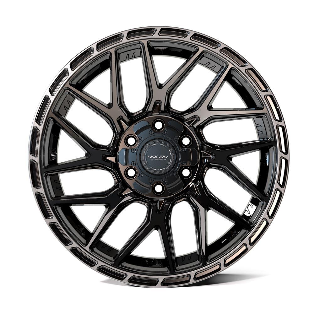 18x9 4PLAY 4PS28 Matte Black Wheel 6x135/6x5.5 (18mm)