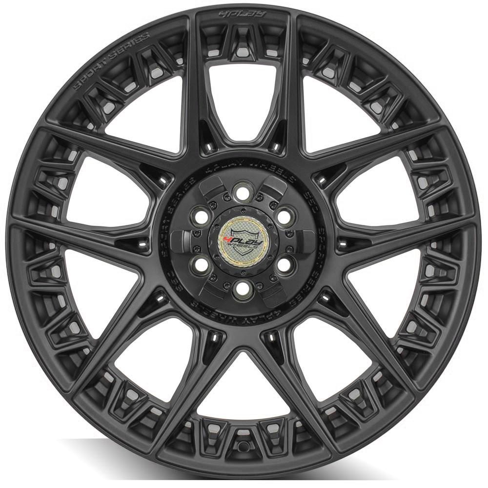 20x9 4PLAY 4PS50 Satin Black Wheel 6x120 (0mm)