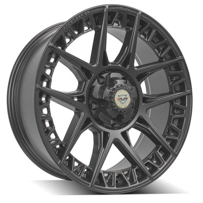 22x9 4PLAY 4PS50 Satin Black Wheel 5x5/5x5.5 (0mm)