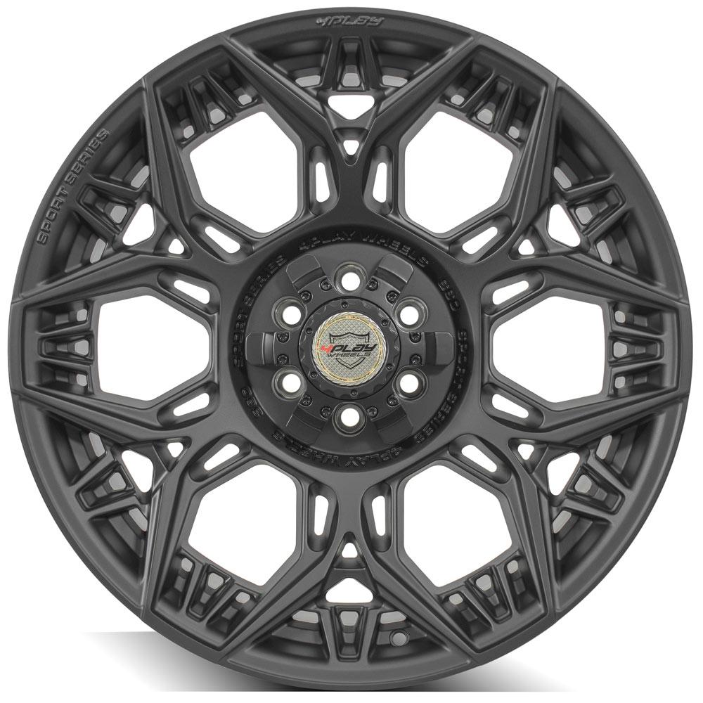 20x9 4PLAY 4PS60 Satin Black Wheel 6x120 (0mm)