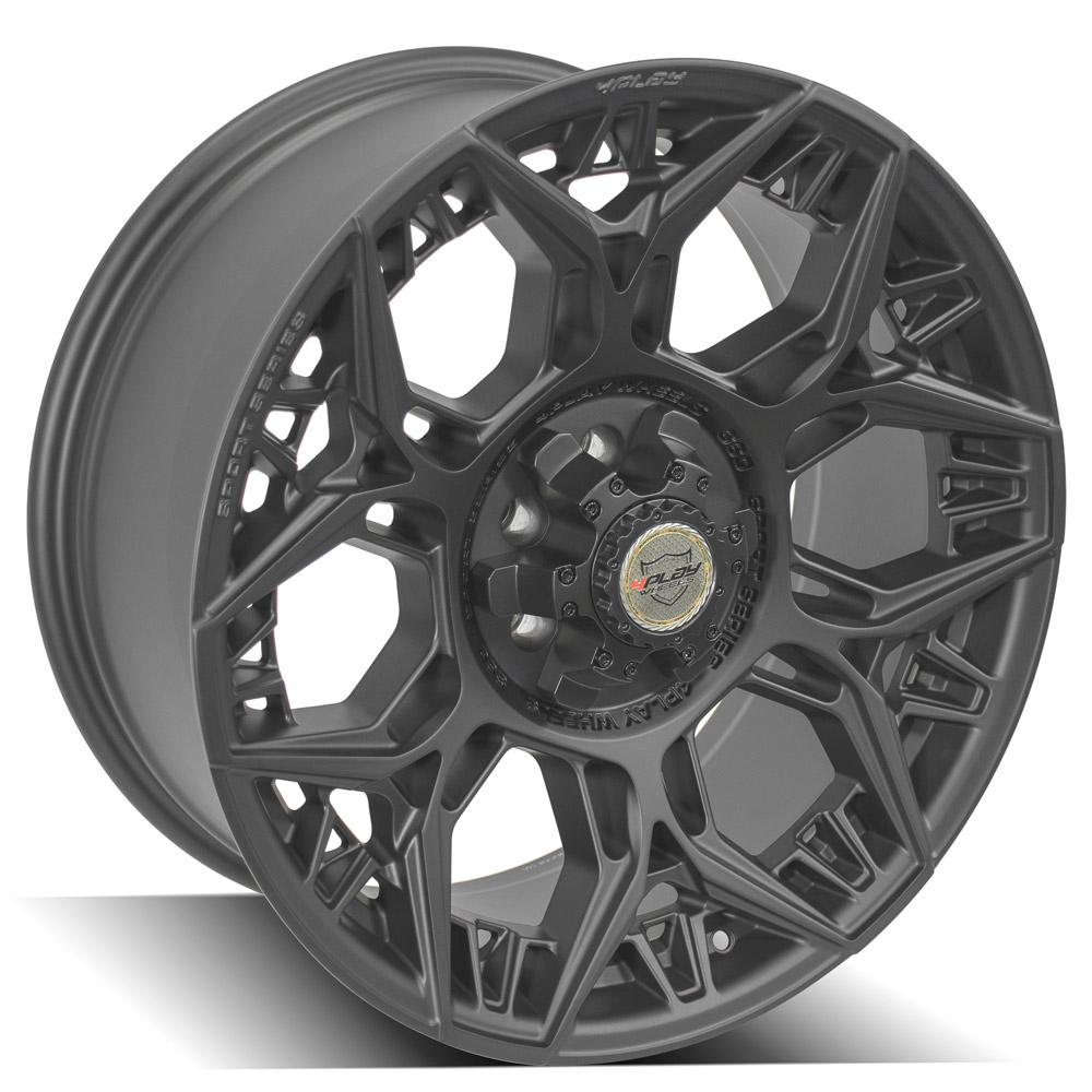 20x9 4PLAY 4PS60 Satin Black Wheel 6x120 (0mm)