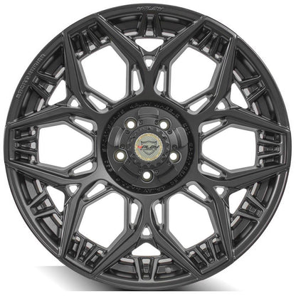 22x9 4PLAY 4PS60 Satin Black Wheel 5x5/5x5.5 (0mm)