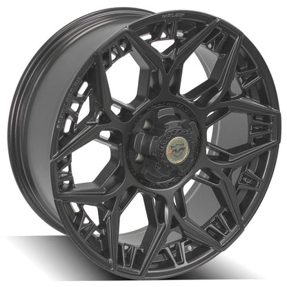 22x9 4PLAY 4PS60 Satin Black Wheel 5x5/5x5.5 (0mm)