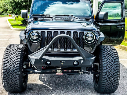 Oracle Oculus Bi-LED Projector Headlights for Jeep JL/Gladiator JT - Matte Blk - 5500K