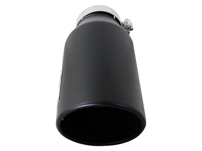 aFe Diesel Exhaust Tip Bolt On Black 4in Inlet x 6in Outlet x 15in