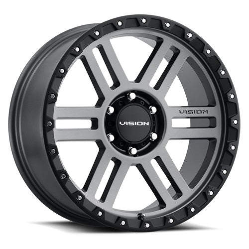 18x9 Vision Off-Road 354 Manx 2 Satin Grey Wheel 5x5 (-12mm)