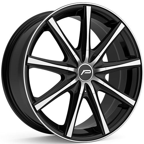 17x7.5 Pacer 789MB Evolve Machined Wheel 5x4.5/5x120 +42