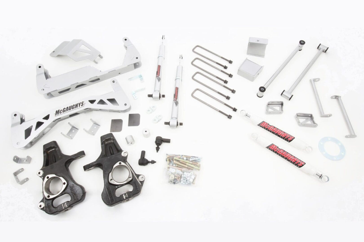 McGaughys 7-9 Inch Premium Lift Kit 2007-2013 Silverado/Sierra 1500 2WD