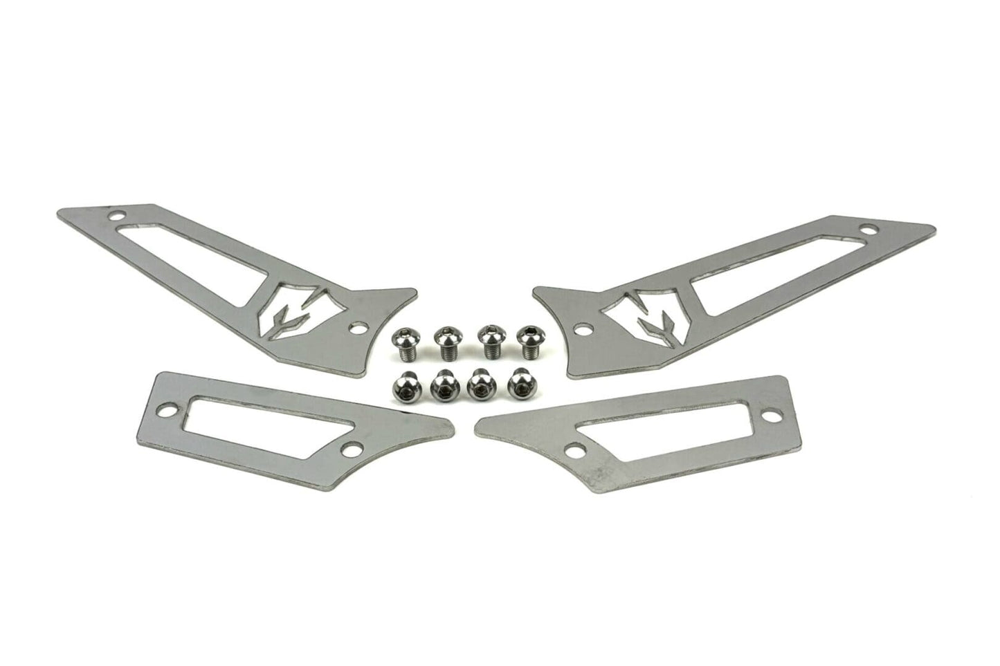 McGaughys Replacement Stainless Steel Badges for Upper Control Arms 2007-2018 Silverado/Sierra 1500