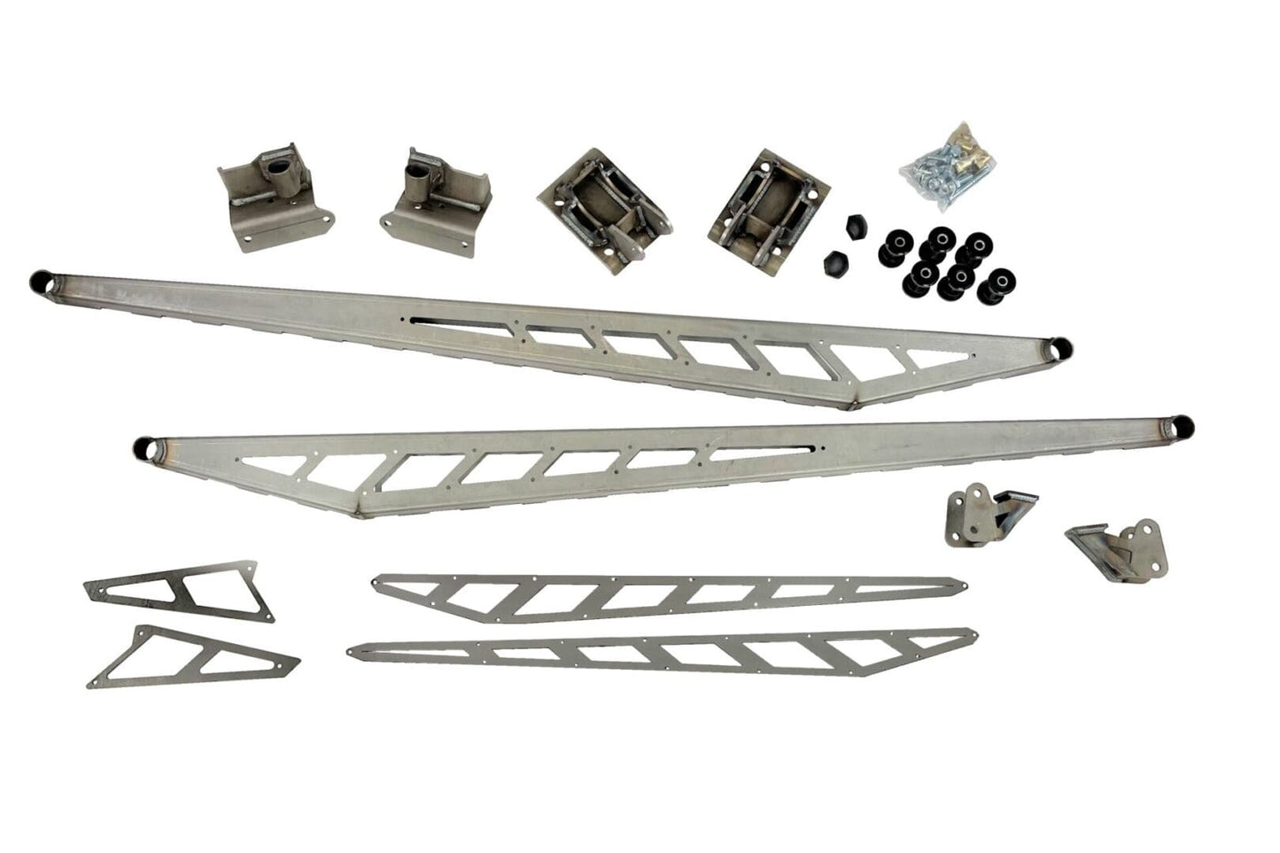 McGaughys Traction Bar Kit 2019-2025 Silverado/Sierra 1500 Raw Finish