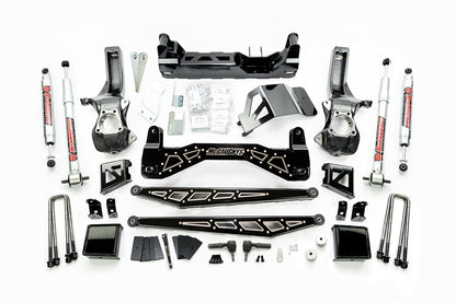 McGaughys 7-9 Inch Premium Lift Kit 2019-2025 Silverado/Sierra 1500 2WD
