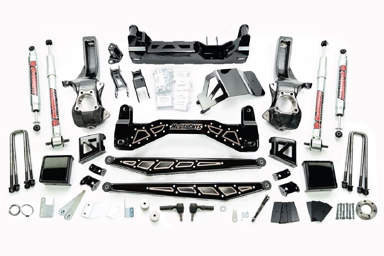 McGaughys 7-9 Inch Premium Lift Kit 2019-2025 Silverado/Sierra 1500 4WD
