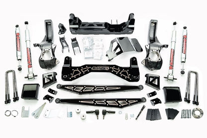 McGaughys 7-9 Inch Premium Lift Kit 2019-2025 Silverado/Sierra 1500 4WD
