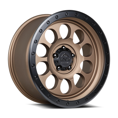 20x9 Lock 50Cal Matte Desert Bronze W/ Matte Black Ring Wheel 6x5.5 (0mm)