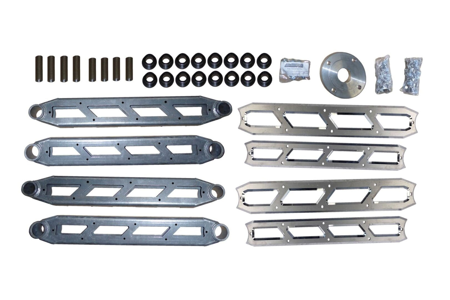 McGaughys Rear Boxed 4-Link w/Raw Billet Face Plates 2014-2024 Dodge Ram 2500