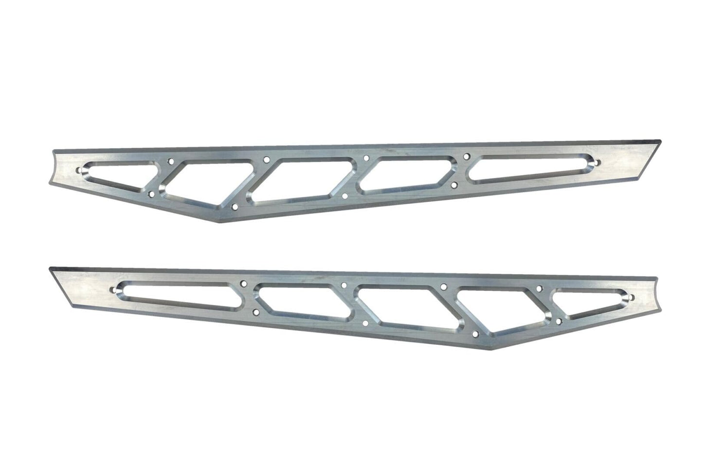 McGaughys Billet Face Plates for Compression Struts 2020-2025 Silverado/Sierra 2500/3500 Raw Finish