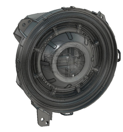 Oracle Jeep JL/Gladiator JT Oculus Bi-LED Projector Headlights - Amber/White Switchback