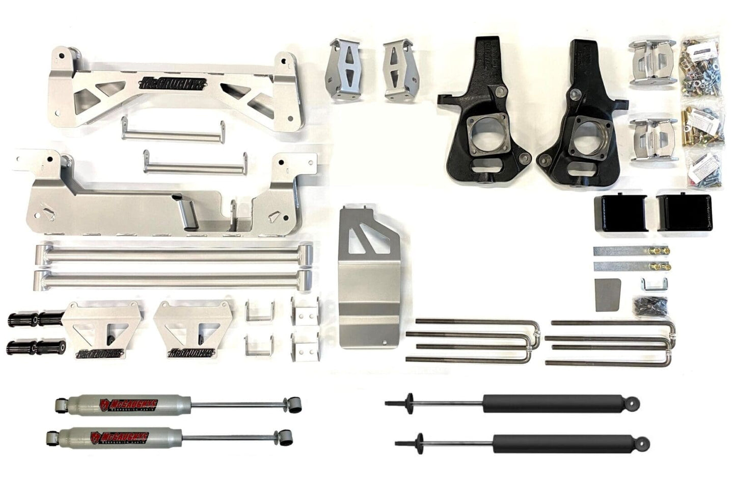 McGaughys 7-9 Inch Premium Lift Kit 2002-2010 Silverado/Sierra 3500 2WD Gas
