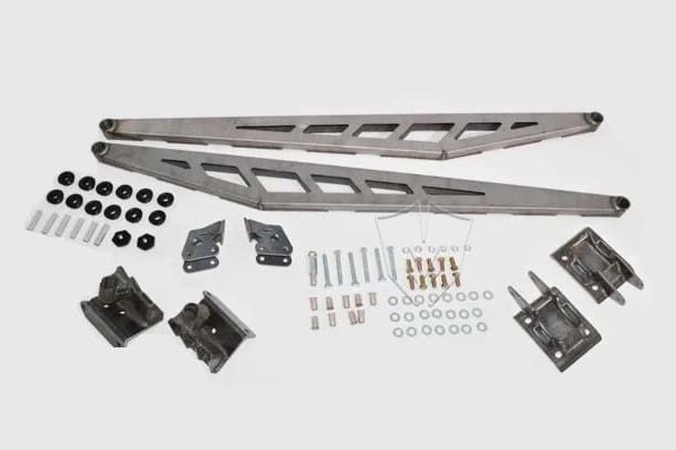 McGaughys Traction Bar Kit 2011-2019 Silverado/Sierra 2500/3500 Raw Finish