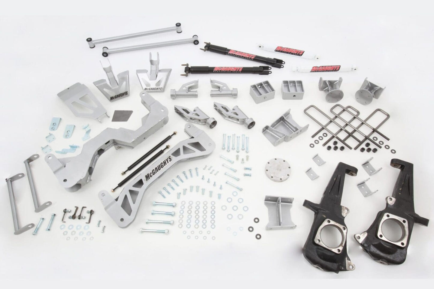 McGaughys 7-9 Inch Premium Lift Kit 2011-2019 Silverado/Sierra 3500 4WD Diesel