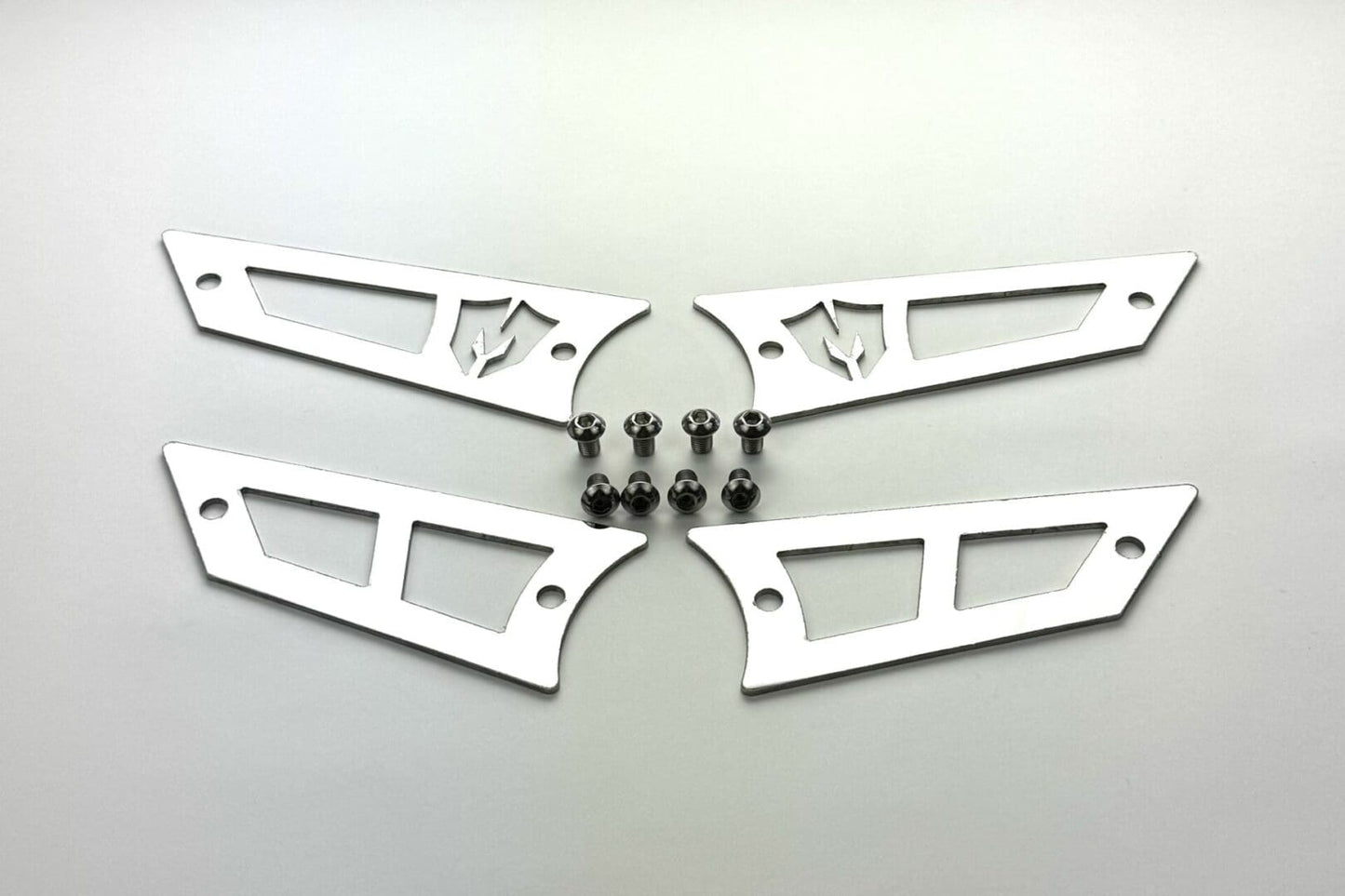 McGaughys Replacement Stainless Steel Badges for Upper Control Arms 2020-2025 Silverado/Sierra 2500/3500