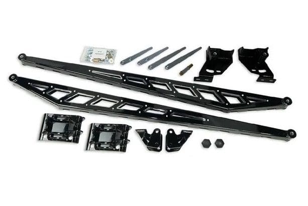 McGaughys Traction Bar Kit 2020-2025 Silverado/Sierra 3500 Short Bed Raw Finish