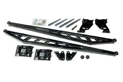 McGaughys Traction Bar Kit 2020-2025 Silverado/Sierra 3500 Short Bed Raw Finish
